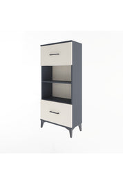 Arges Dolap 2 Raflı 2 Çekmeceli 60x30x134 - S17M033V4A