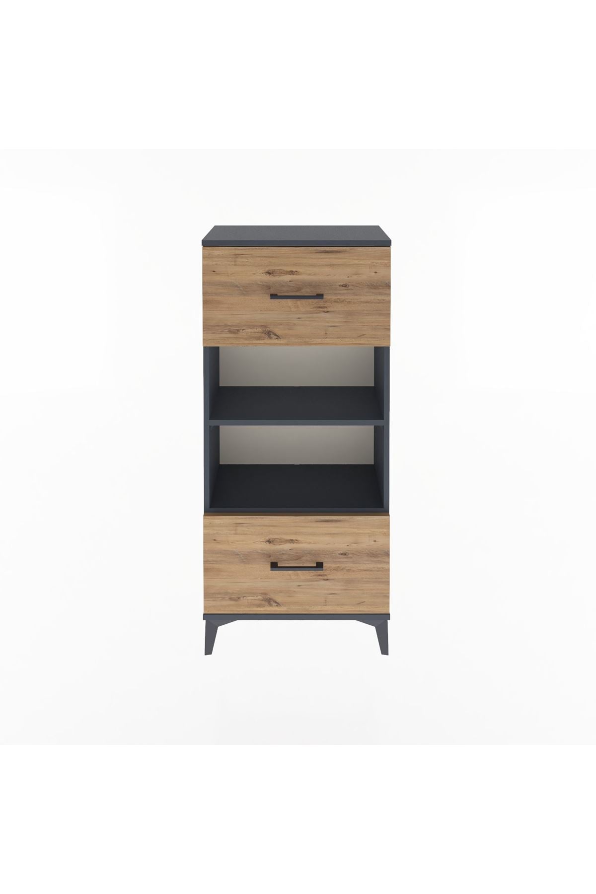 Arges Dolap 2 Raflı 2 Çekmeceli 60x30x134 - S17M033V6A