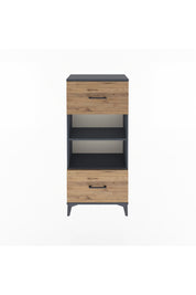 Arges Dolap 2 Raflı 2 Çekmeceli 60x30x134 - S17M033V6A