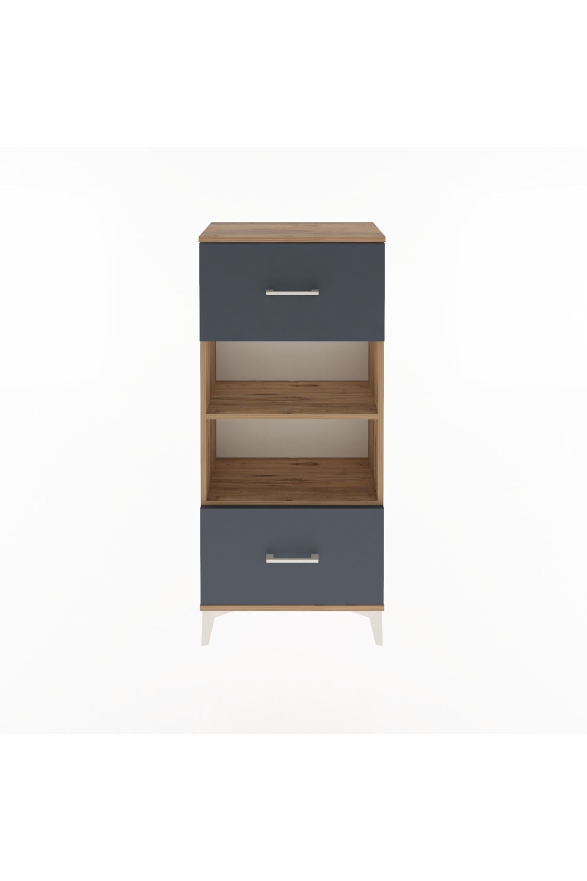 Arges Dolap 2 Raflı 2 Çekmeceli 60x30x134 - S17M033V8A