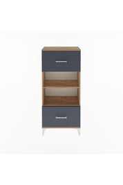 Arges Dolap 2 Raflı 2 Çekmeceli 60x30x134 - S17M033V8A