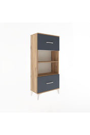 Arges Dolap 2 Raflı 2 Çekmeceli 60x30x134 - S17M033V8A