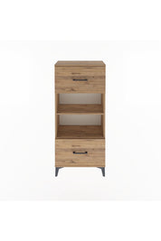 Arges Dolap 2 Raflı 2 Çekmeceli 60x30x134 - S17M033V9A