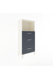 Arges Dolap Tek Raflı 3 Çekmeceli 60x30x134 - S17M034V2A