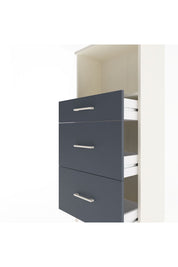 Arges Dolap Tek Raflı 3 Çekmeceli 60x30x134 - S17M034V2A