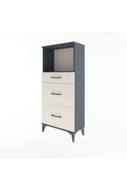 Arges Dolap Tek Raflı 3 Çekmeceli 60x30x134 - S17M034V4A