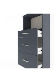 Arges Dolap Tek Raflı 3 Çekmeceli 60x30x134 - S17M034V5A