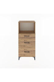 Arges Dolap Tek Raflı 3 Çekmeceli 60x30x134 - S17M034V9A