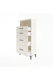 Arges Dolap Tek Raflı 4 Çekmeceli 60x30x134 - S17M035V1A