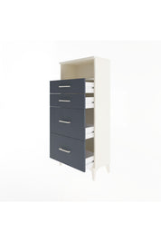 Arges Dolap Tek Raflı 4 Çekmeceli 60x30x134 - S17M035V2A