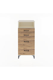 Arges Dolap Tek Raflı 4 Çekmeceli 60x30x134 - S17M035V3A