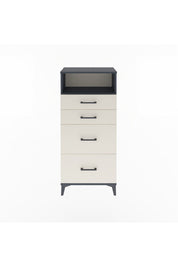 Arges Dolap Tek Raflı 4 Çekmeceli 60x30x134 - S17M035V4A
