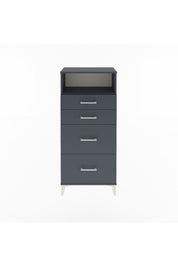 Arges Dolap Tek Raflı 4 Çekmeceli 60x30x134 - S17M035V5A