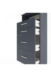 Arges Dolap Tek Raflı 4 Çekmeceli 60x30x134 - S17M035V5A