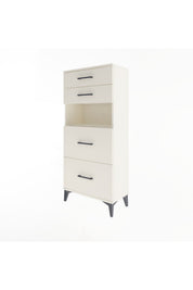 Arges Dolap Tek Raflı 4 Çekmeceli 60x30x134 - S17M036V1A