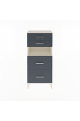 Arges Dolap Tek Raflı 4 Çekmeceli 60x30x134