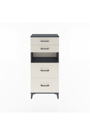 Arges Dolap Tek Raflı 4 Çekmeceli 60x30x134 - S17M036V4A
