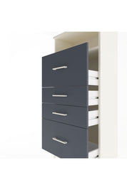 Arges Dolap Tek Raflı 4 Çekmeceli 60x30x134 - S17M037V2A