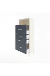 Arges Dolap Tek Raflı 4 Çekmeceli 60x30x134 - S17M037V2A
