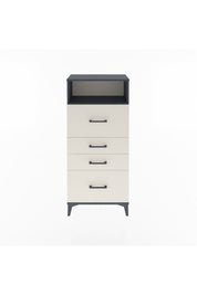 Arges Dolap Tek Raflı 4 Çekmeceli 60x30x134 - S17M037V4A