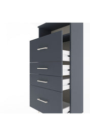 Arges Dolap Tek Raflı 4 Çekmeceli 60x30x134 - S17M037V5A