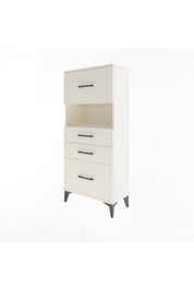 Arges Dolap Tek Raflı 4 Çekmeceli 60x30x134 - S17M038V1A