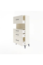 Arges Dolap Tek Raflı 4 Çekmeceli 60x30x134 - S17M038V1A