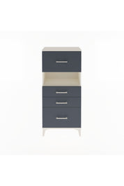 Arges Dolap Tek Raflı 4 Çekmeceli 60x30x134 - S17M038V2A