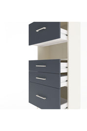 Arges Dolap Tek Raflı 4 Çekmeceli 60x30x134 - S17M038V2A