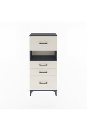 Arges Dolap Tek Raflı 4 Çekmeceli 60x30x134 - S17M038V4A