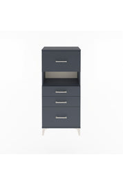 Arges Dolap Tek Raflı 4 Çekmeceli 60x30x134 - S17M038V5A