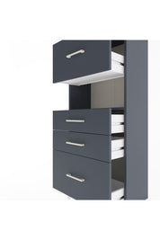Arges Dolap Tek Raflı 4 Çekmeceli 60x30x134 - S17M038V5A