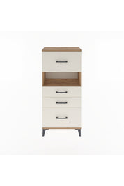 Arges Dolap Tek Raflı 4 Çekmeceli 60x30x134 - S17M038V7A