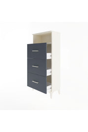 Arges Dolap Tek Raflı 3 Çekmeceli 60x30x134 - S17M039V2A