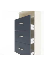 Arges Dolap Tek Raflı 3 Çekmeceli 60x30x134 - S17M039V2A