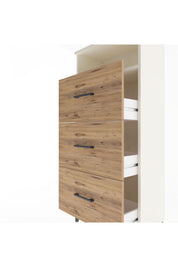 Arges Dolap Tek Raflı 3 Çekmeceli 60x30x134 - S17M039V3A