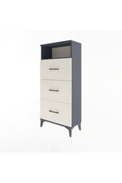Arges Dolap Tek Raflı 3 Çekmeceli 60x30x134 - S17M039V4A