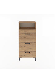 Arges Dolap Tek Raflı 3 Çekmeceli 60x30x134 - S17M039V9A