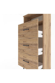 Arges Dolap Tek Raflı 3 Çekmeceli 60x30x134 - S17M039V9A