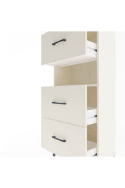 Arges Dolap Tek Raflı 3 Çekmeceli 60x30x134 - S17M040V1A