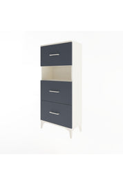 Arges Dolap Tek Raflı 3 Çekmeceli 60x30x134 - S17M040V2A