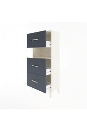 Arges Dolap Tek Raflı 3 Çekmeceli 60x30x134 - S17M040V2A