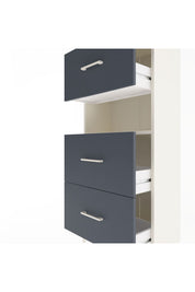 Arges Dolap Tek Raflı 3 Çekmeceli 60x30x134 - S17M040V2A