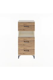 Arges Dolap Tek Raflı 3 Çekmeceli 60x30x134 - S17M040V3A