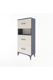 Arges Dolap Tek Raflı 3 Çekmeceli 60x30x134 - S17M040V4A