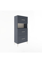 Arges Dolap Tek Raflı 3 Çekmeceli 60x30x134 - S17M040V5A