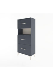 Arges Dolap Tek Raflı 3 Çekmeceli 60x30x134 - S17M040V5A