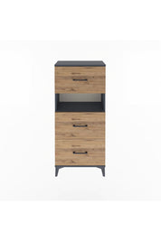 Arges Dolap Tek Raflı 3 Çekmeceli 60x30x134 - S17M040V6A