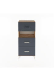 Arges Dolap Tek Raflı 3 Çekmeceli 60x30x134 - S17M040V8A