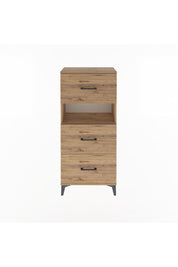 Arges Dolap Tek Raflı 3 Çekmeceli 60x30x134 - S17M040V9A